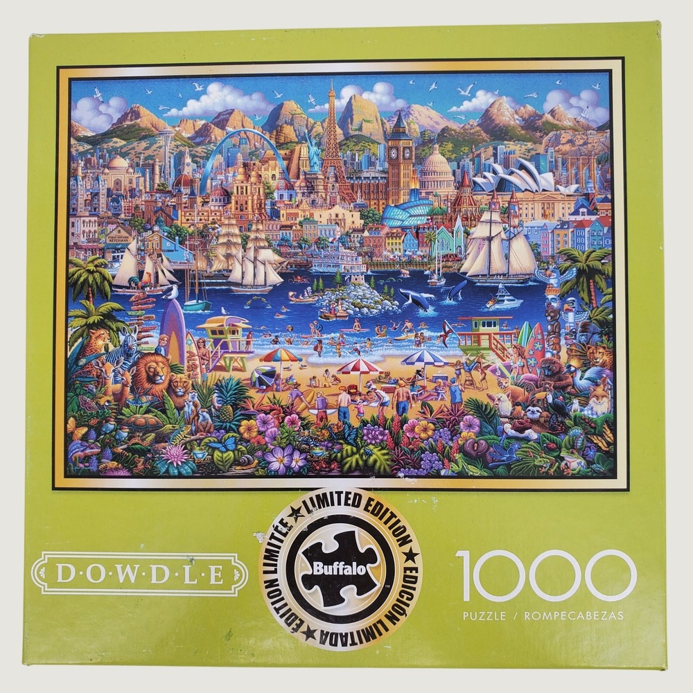 Buffalo Games Dowdle Limited Edition 1000 Piece Jigsaw Puzzle World Landmarks